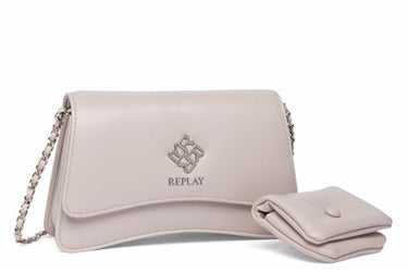 Replay women's shoulder bag with chain detail, Black 098 (Black), Onesize on sale